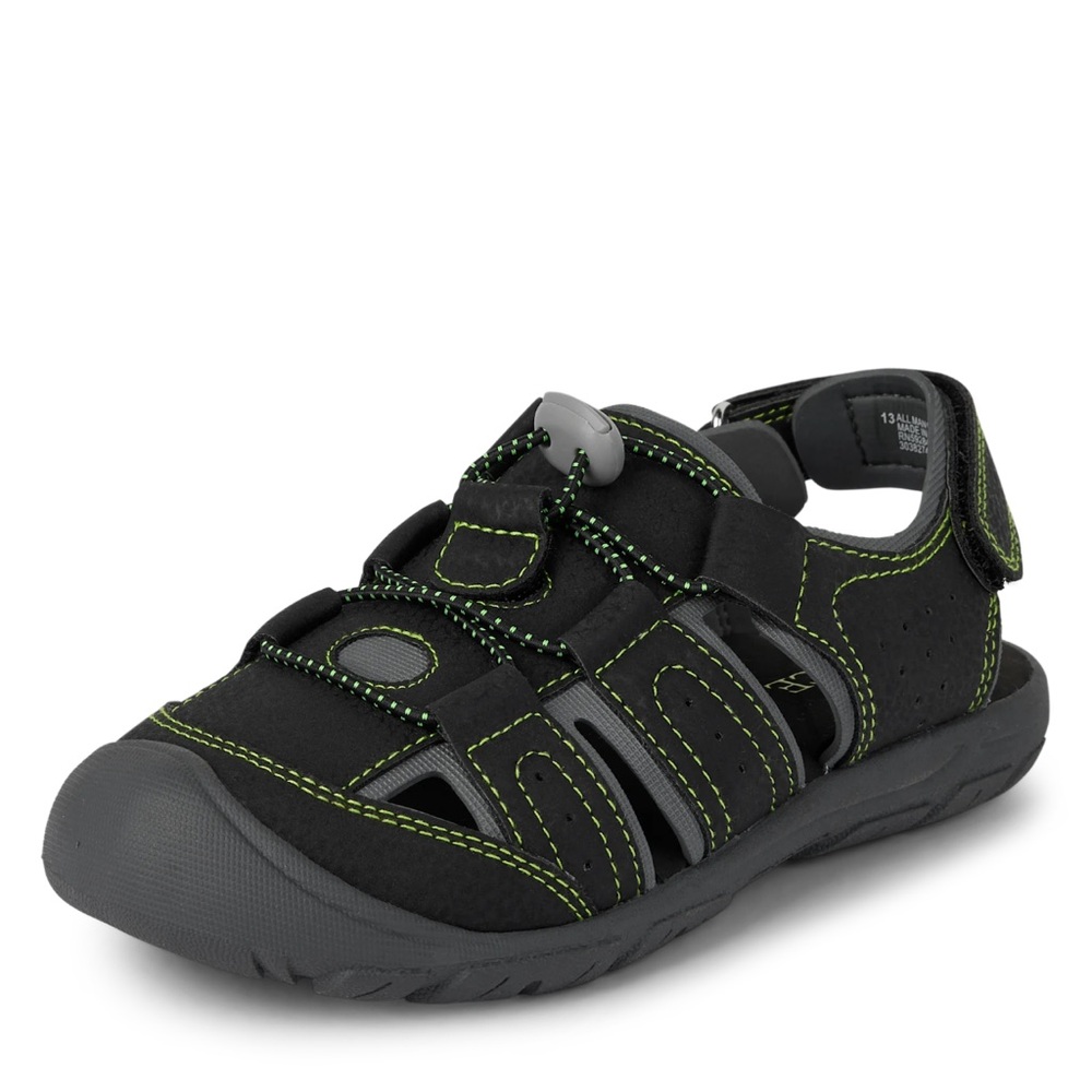 Boys Fisherman Sandals - Black